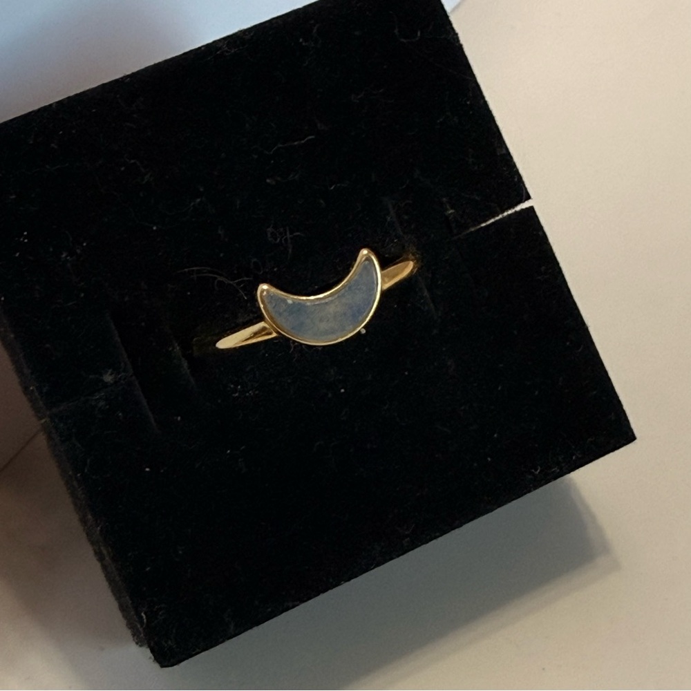 Madewell | Gold Crescent Moon Ring